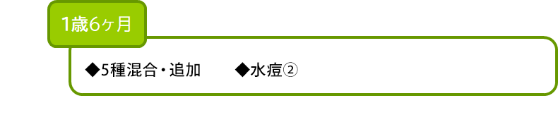 5種混合・追加、水痘②